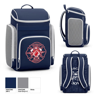 Gear Bag, Rescue 301, Fire Department, Teamtime, Team time, sublimation, custom sports apparel, team uniforms, spirit wear, spiritwear, sports uniforms, custom shirts, team store, custom team store, fundraiser sports, apparel fundraiser