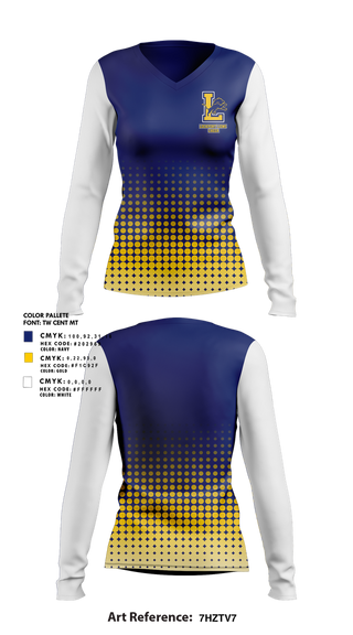 Womens Long Sleeve Vneck Shirt, Lockport Lions, Cheer, Teamtime, Team time, sublimation, custom sports apparel, team uniforms, spirit wear, spiritwear, sports uniforms, custom shirts, team store, custom team store, fundraiser sports, apparel fundraiser
