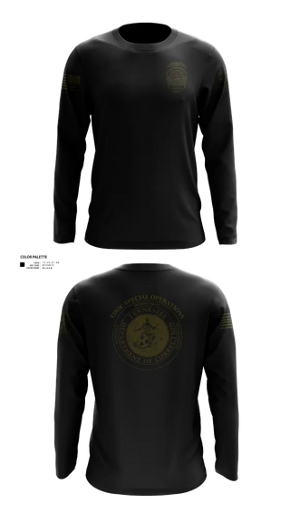 Long Sleeve Performance Shirt, TDOC SPECIAL OPERATIONS, Police, Teamtime, Team time, sublimation, custom sports apparel, team uniforms, spirit wear, spiritwear, sports uniforms, custom shirts, team store, custom team store, fundraiser sports, apparel fundraiser