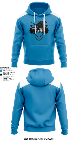Cramerton Panthers Football and Cheer 89738490 Hoodie - 2
