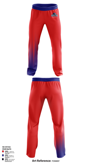 SBA Eagles Tennis 44818213 Sweatpants - 1
