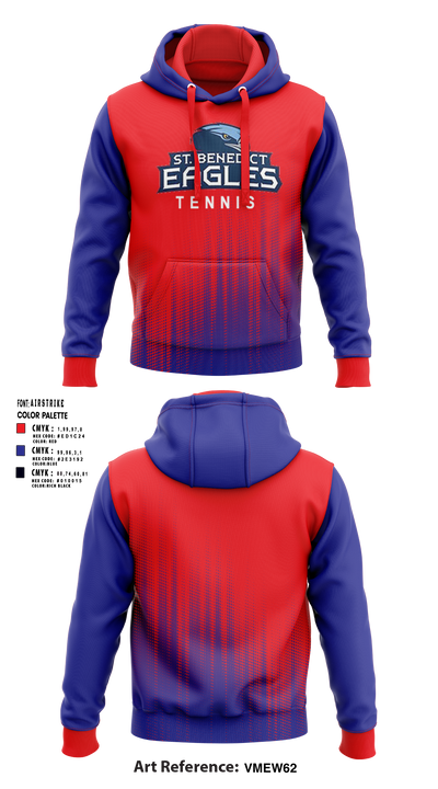 SBA Eagles Tennis 44818213 Hoodie - 1