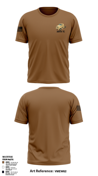 319th TC 85410339 Short Sleeve Performance Shirt - 1