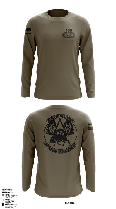 106 CES 37582767 Long Sleeve Performance Shirt 1
