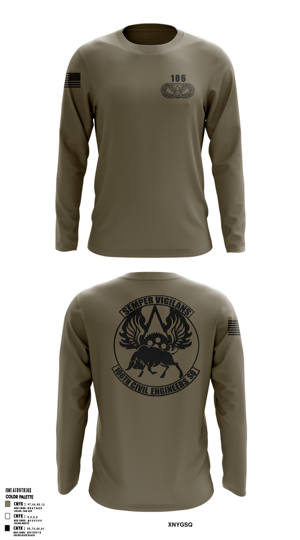 106 CES 37582767 Long Sleeve Performance Shirt 1