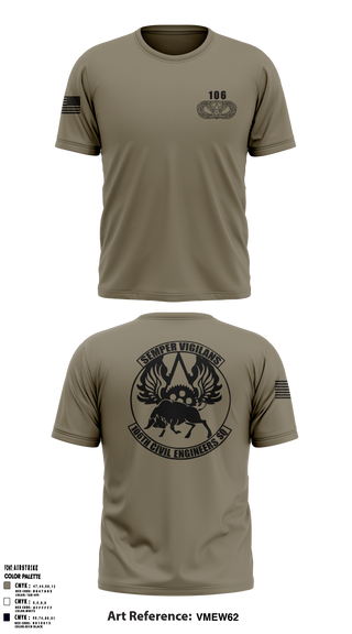 106 CES 37582767 Short Sleeve Performance Shirt - 1