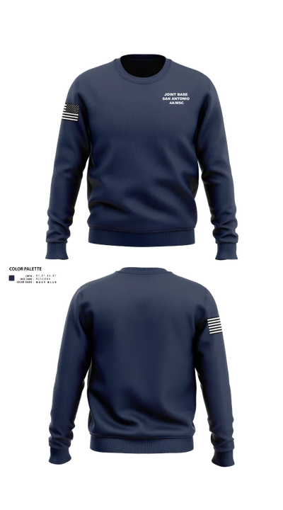Joint Base San Antonio 4A/MSC 19646958 Crew Neck Sweatshirt - 41