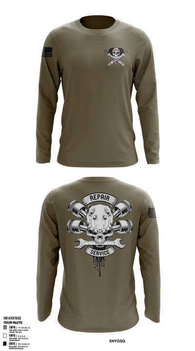 1-320TH FAR FOX CO 75222266 Long Sleeve Performance Shirt 2