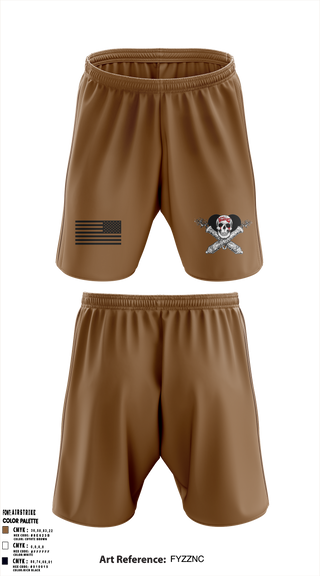 1-320TH FAR FOX CO 75222266 Athletic Shorts With Pockets - 1