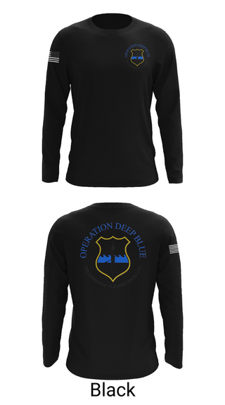 Long Sleeve Performance Shirt, Operation Deep Blue, , Teamtime, Team time, sublimation, custom sports apparel, team uniforms, spirit wear, spiritwear, sports uniforms, custom shirts, team store, custom team store, fundraiser sports, apparel fundraiser