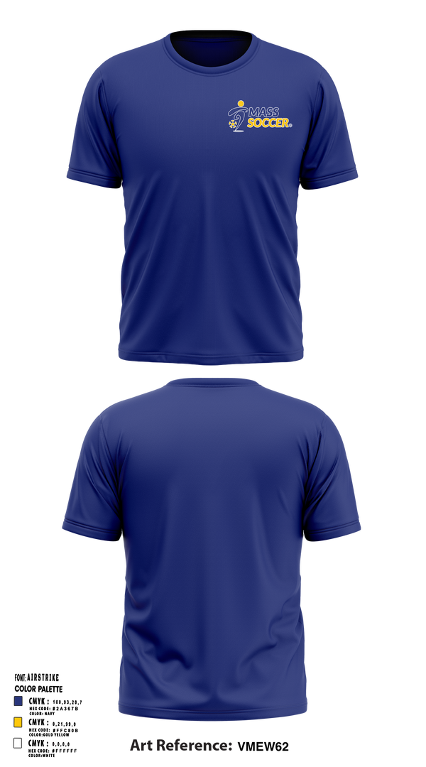 Mass Soccer 86060847 Old School Cotton Feel Shirt - 2