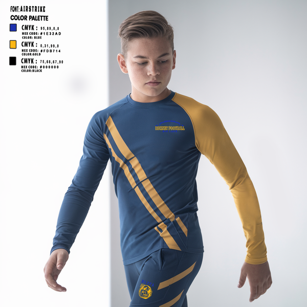 Big Lake Hornets Football 8189635 Long Sleeve Performance Shirt 2