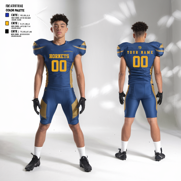 Big Lake Hornets Football 8189635 Football Jersey - 2