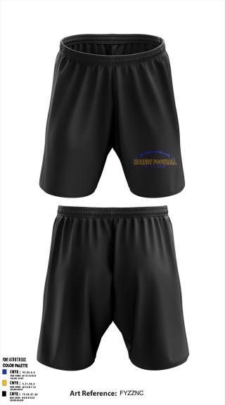 Big Lake Hornets Football 8189635 Athletic Shorts With Pockets - 1