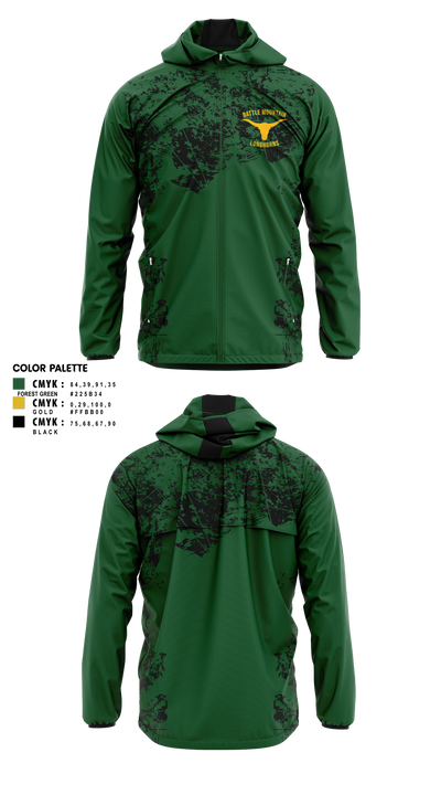 Battle Mountain Longhorns 79152921 Windbreaker - 3