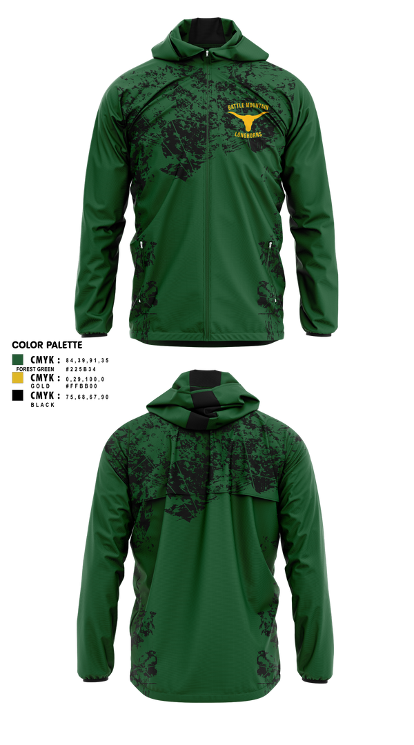 Battle Mountain Longhorns 79152921 Windbreaker - 3