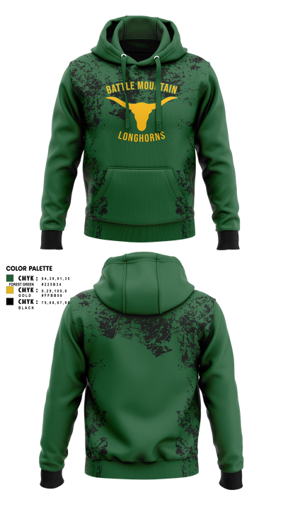 Battle Mountain Longhorns 79152921 Hoodie - 3