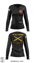 MLRS UNIT 89273856 Women's Long Sleeve V-neck Shirt -1