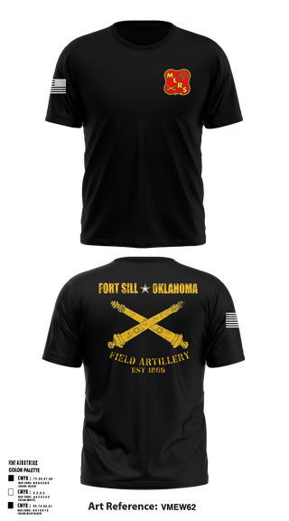 MLRS UNIT 89273856 Old School Cotton Feel Shirt - 1
