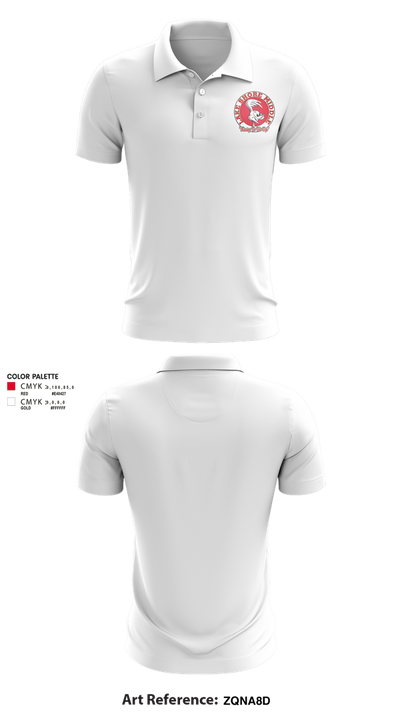 Lake Shore Middle School Basketball 45952155 Short Sleeve Performance Polo - 3