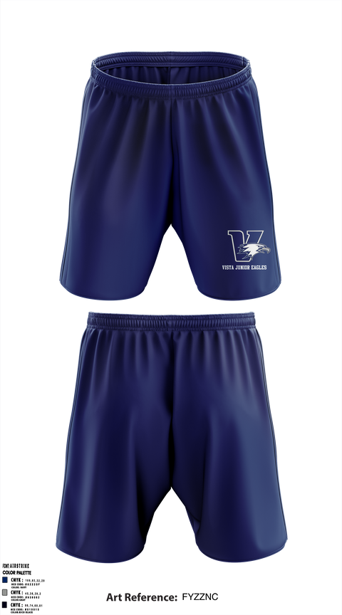 Vista Junior Eagles 88108764 Athletic Shorts With Pockets - 2