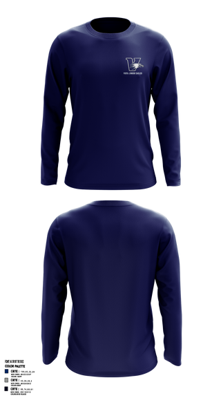 Vista Junior Eagles 88108764 Long Sleeve Shooting Shirt - 2