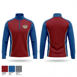 Quarter Zip Jacket, East Valley Bulls, Men's Lacrosse, Teamtime, Team time, sublimation, custom sports apparel, team uniforms, spirit wear, spiritwear, sports uniforms, custom shirts, team store, custom team store, fundraiser sports, apparel fundraiser