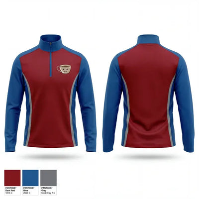 East Valley Bulls 90551789 Quarter Zip Jacket - 1