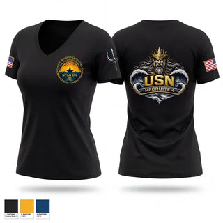 Womens Short Sleeve Vneck Shirt, NTAG SW, Navy, Teamtime, Team time, sublimation, custom sports apparel, team uniforms, spirit wear, spiritwear, sports uniforms, custom shirts, team store, custom team store, fundraiser sports, apparel fundraiser