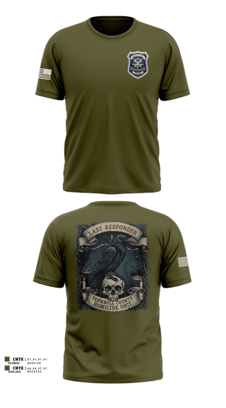 Old School Cotton Feel Shirt, Trumbull County Homicide Investigation and Prosecution Unit, , Teamtime, Team time, sublimation, custom sports apparel, team uniforms, spirit wear, spiritwear, sports uniforms, custom shirts, team store, custom team store, fundraiser sports, apparel fundraiser