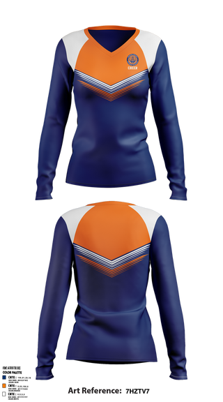 Womens Long Sleeve Vneck Shirt, North Point Middle School Cheer, Cheer, Teamtime, Team time, sublimation, custom sports apparel, team uniforms, spirit wear, spiritwear, sports uniforms, custom shirts, team store, custom team store, fundraiser sports, apparel fundraiser