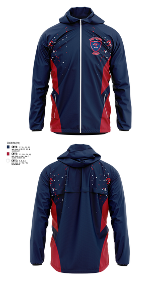 Windbreaker, Benjamin O. Davis High School Soccer, Women's Soccer, Teamtime, Team time, sublimation, custom sports apparel, team uniforms, spirit wear, spiritwear, sports uniforms, custom shirts, team store, custom team store, fundraiser sports, apparel fundraiser
