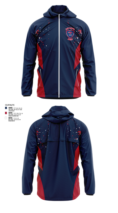 Benjamin O. Davis High School Soccer Windbreaker - 3