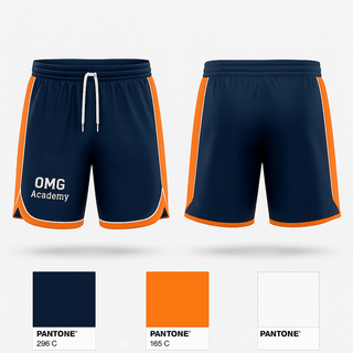 Athletic Shorts With Pockets, OMG Academy, Men's Basketball, Teamtime, Team time, sublimation, custom sports apparel, team uniforms, spirit wear, spiritwear, sports uniforms, custom shirts, team store, custom team store, fundraiser sports, apparel fundraiser
