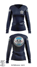SPECIAL INVESTIGATIONS UNIT 91962555 Women's Long Sleeve V-neck Shirt - 1