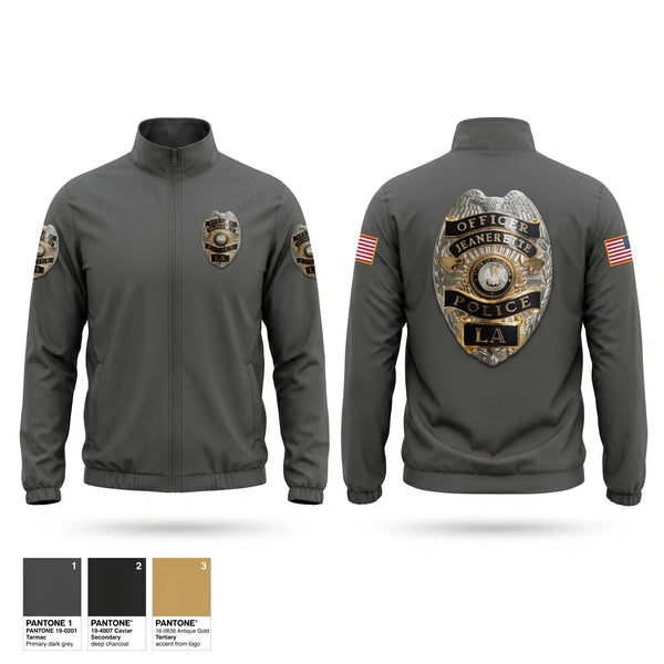 Windbreaker, Jeanerette Police Department, Police, Teamtime, Team time, sublimation, custom sports apparel, team uniforms, spirit wear, spiritwear, sports uniforms, custom shirts, team store, custom team store, fundraiser sports, apparel fundraiser
