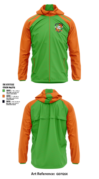 Concord Ayso Region 305 Soccer 19414274 Windbreaker - 1