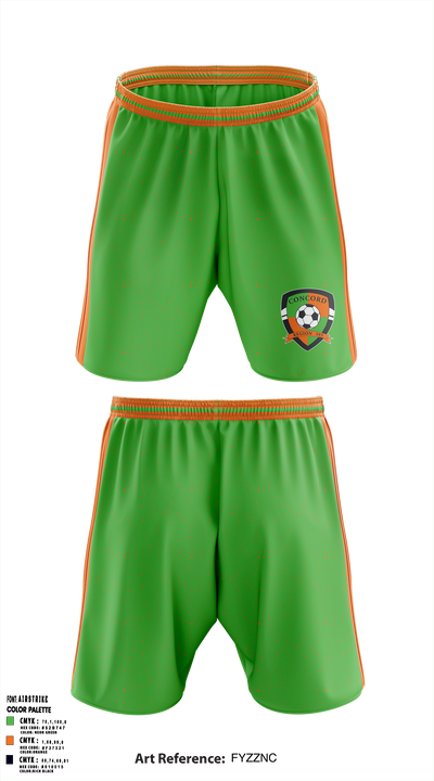 Concord Ayso Region 305 Soccer 19414274 Athletic Shorts With Pockets - 1