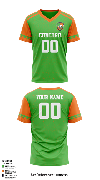 Concord Ayso Region 305 Soccer 19414274 Mens Soccer Jersey - 1