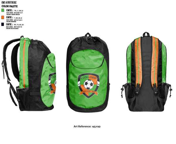 Concord Ayso Region 305 Soccer 19414274 Gear Bag - 1