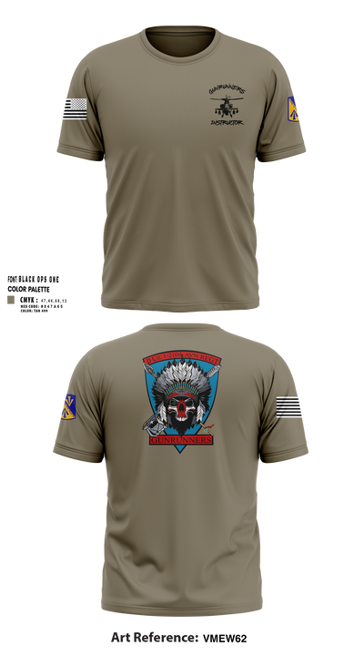 B Company, 1-210th Aviation Regt 56146981 Short Sleeve Performance Shirt - 6