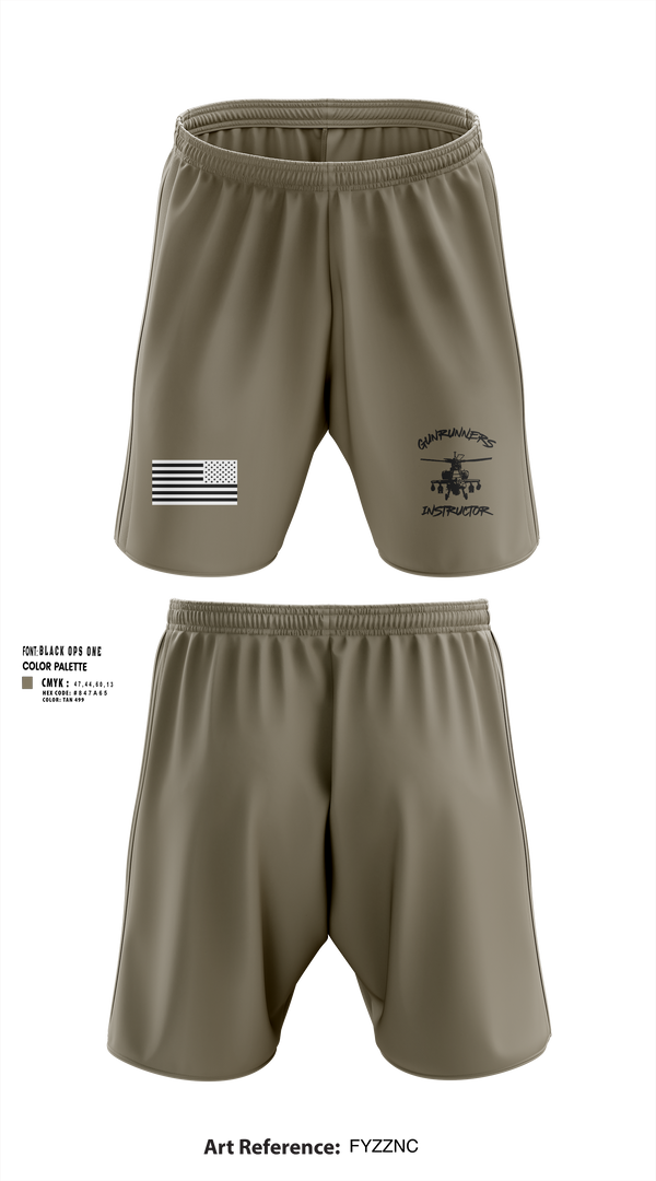 B Company, 1-210th Aviation Regt 56146981 Athletic Shorts With Pockets - 6