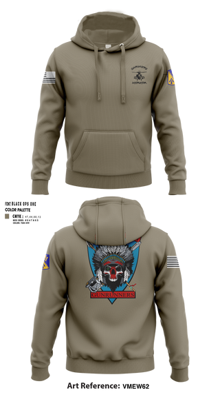 B Company, 1-210th Aviation Regt 56146981 Hoodie - 6