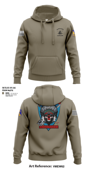B Company, 1-210th Aviation Regt 56146981 Hoodie - 6