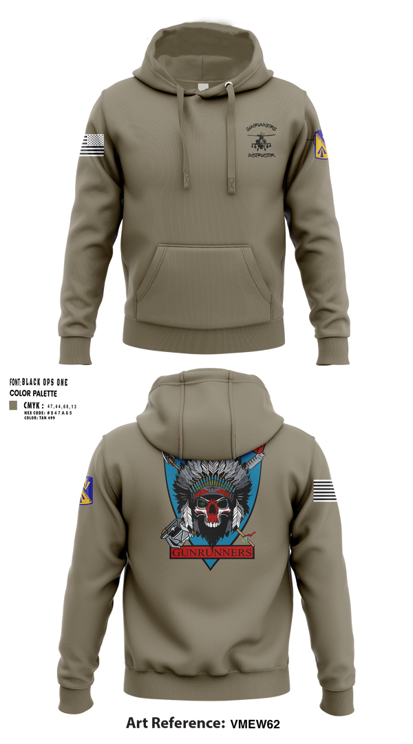 B Company, 1-210th Aviation Regt 56146981 Hoodie - 6