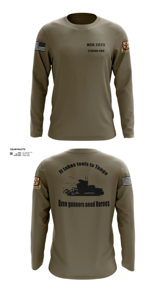 1/204th ADA 3113365 Long Sleeve Performance Shirt 21