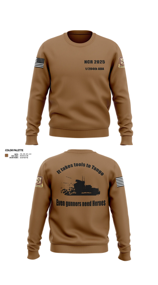 1/204th ADA 3113365 Crew Neck Sweatshirt - 20