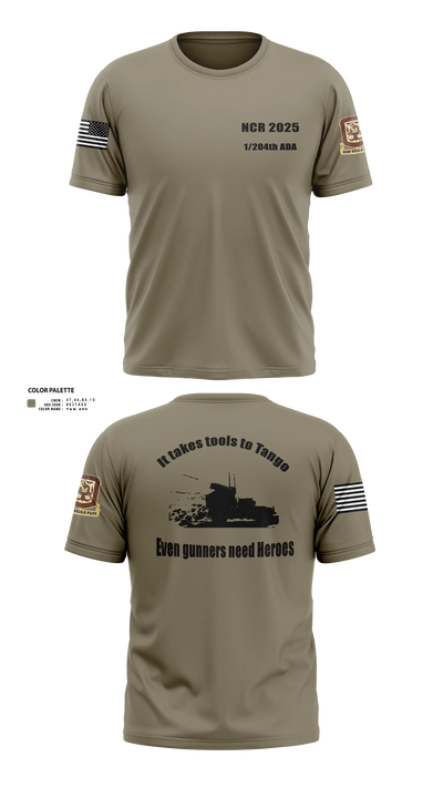 1/204th ADA 3113365 Old School Cotton Feel Shirt - 21