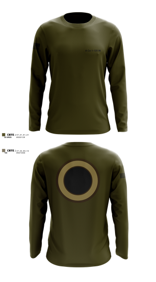 A Co 1-125 15040160 Long Sleeve Performance Shirt 2