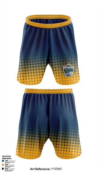 South Lake Tahoe AYSO Region 282 86918332 Athletic Shorts With Pockets - 1